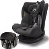 Lionelo Seggiolino Auto 0-36 Kg Isofix / 0M - 12 Anni / 40-150 cm / Gruppo 1-2-3 / Girevole 360° colore Grigio - Bastiaan i-Size