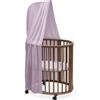 Stokke Sleepi Mini V3 Culla con Materasso + Baldacchino - Lavender - Warm Brown