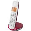 Logicom - Iloa 150 - Telefono Cordless - DECT - Senza Segreteria Telefonica - Compatibile con Box Internet - Autonomia Lunga - Funzione Vivavoce - Lampone