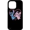 Disney Lilo e Stitch Angelo Cuore Baci Custodia per iPhone 14 Pro Max