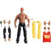 Mattel WWE Elite Collection Action Figure & Accessori, Premium Live Event Hulk Hogan Set, Wrestlemania con Howard Finkel Build-A-Figure Parts