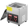 VEVOR Pulitore a Ultrasuoni Vassoio Display Digitale in Acciaio Inox Capienza 2 Litri con Riscaldamento Tempo Temperatura Regolabile, Macchina Pulitrice a Ultrasuoni per Gioielli Occhiali Laboratorio