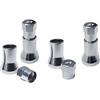Simoni Racing CAPS3/X Kit 4 Cappucci Valvola Chrome Universali, per pneumatici, Colore Cromo