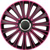 AUTO-STYLE AutoStyle Set di 4 Copricerchi Lemans 13 Pollici Nero/Rosa