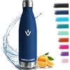 HoneyHolly Borraccia Termica, 500ml Borraccia Acciaio Inox, Borraccia Palestra senza Perdite & BPA, Borracce Termiche, Bottiglia Termica per Scuola, Ciclismo, Lavoro - Bevande Calde per 12 Ore & Fredde 24 Ore