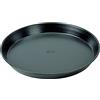 Lagostina Gustosa Teglia Pizza Rotonda in Acciaio Antiaderente per Forno, Nero, Diametro 32 cm