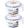 LocknLock Lock & Lock, Contenitore per Cibo, 287 g, plastica, Clear, 18.7 x 14.5 x 18.7 cm