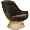 Knoll Platner Poltrona Easy Chair Oro 18K