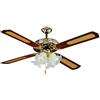 Effe Ventilatore da soffitto 4 Pale, Diametro 130cm, 4 portalampade, 3 velocità