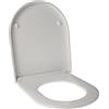 IDROTOP Copriwater per VITRA S50 AVVOLGENTE TERMOINDURENTE BIANCO cerniera inox