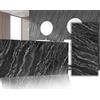 I K H E Malarka Pannello da parete effetto marmo, rivestimento da parete in PVC di alta qualità, 120 x 60 cm, spessore 2,5 mm, resistente all'acqua e ai raggi UV, resistente all'umidità, alternativa a piastrelle e