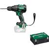 HiKOKI Trapano Avvitatore a Batteria - 36 V - 155 Nm Coppia, Motore Brushless, Tecnologia RFC, Luce LED, Mandrino Autoserrante, Corpo in Alluminio - Incluso Maniglia Aggiuntiva & Valigetta