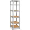 shelfplaza® 180x50x50cm HOME Scaffale metallo per carichi pesanti zincato con 6 ripiani con 145kg capacità di carico/Scaffali in metallo per garage come scaffali per ripostiglio o officina