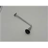 Generico Braccio Doccia Fisso Ottone Cromato Attacco Parete Cm 30 Con Soffione Snodo - Pz1