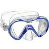 Mares Seahorse - Maschera per bambini mono-lente temperata, profilo basso, faciale in siliter e fibbie EZ Adjust 360°