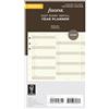 Filofax Personal Vertical Year Planner 2027 cotone crema