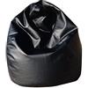 13Casa - Dea A4 - Poltrona sacco. Dim: 70x70x110 h cm. Col: Nero. Mat: finta pelle