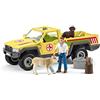 SCHLEICH Figurina 42503 - Visita del veterinario alla fattoria - Farm World