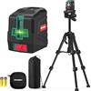 HYCHIKA BETTER TOOLS FOR BETTER LIFE HYCHIKA Livella Laser Autolivellante con Treppiede, Livello Laser con 2 Batterie AA e Borsa in Tessuto, per Decorazioni Domestiche, DIY