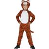 SMIFFYS Costume Tigre, arancione e nero, tuta con cappuccio e coda Halloween