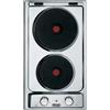 De'Longhi I232ER Piano Cottura Elettrico 2 Piastre 30cm da Incasso Acciaio Inox