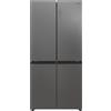 Candy CFQQ5T817EPS Frigorifero Side-by-Side 467L 4 Porte No Frost Argento Classe E