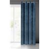 Eurofirany VILLA Tenda Oscurante Con Occhielli - Extra Lunga, Elegante, Tinta Unita, Per Soggiorno, Camera da Letto, Densità 290 g/m², 140x250 cm, Blu Scuro