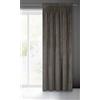 Eurofirany Villa Oscurante, Fettuccia Arricciatenda-1 pz, Tenda Extra Lunga, Elegante, Tinta Unita, Soggiorno, Camera da Letto, Densità 290 g/m², Poliestere, Grigio Grafite, 140x270 cm