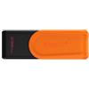 Kingston DataTraveler Exodia S Drive Flash USB - 256GB - USB 3.2 Gen 1 - USB Type A - Nero/Arancia - DTXS/256GB