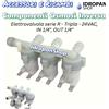 Ricambio Osmosi Inversa Elettrovalvola Serie R Tripla, 24V AC IN 1/4", OUT 3x 1/4". Valvola a Tre Vie per Trattamento Acqua e Dispenser