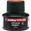 Edding HTK 25 Inchiostro per ricarica di evidenziatori - 1 Flacone 25 ml - Arancione