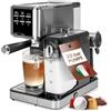 Profi Cook Macchina per espresso ProfiCook® 2 in 1 per caffè in polvere e capsule compatibili Nespresso - macchina con portafiltro da 20 bar - con sistema del latte per caffè e cappuccino - PC ES 1266