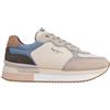 Pepe Jeans Rusper Mania, Scarpe da Ginnastica Donna, Grigio Acciaio Grigio, 43 EU
