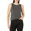 Amazon Essentials Canotta Svasata (Taglie Forti Disponibili) Donna, Carbone Puntinato, XS