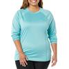 Amazon Essentials Rash Guard a Manica Lunga Donna, Bianco, 48