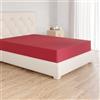 Amazon Basics Lenzuolo con angoli Piazze Francese, 140 x 200 x 30 cm, in 100% Microfibra con altezza da 30cm, Bordeaux