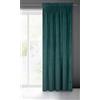 Eurofirany VILLA Tenda Oscurante con Fettuccia Arricciatenda - Extra Lunga, Elegante, Tinta Unita per Soggiorno, Camera da Letto, Densità 290 g/m², 140x270 cm, Turchese Scuro