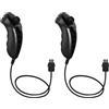 Ankey Nunchuck - Telecomando di ricambio per console Nintendo Nunchuk Wii U Wii