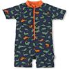 Sterntaler Schwimmanzug Wale, Costume Intero Bimbo 0-24, Marine, 80