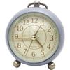 ZYWUOY Carpango Sveglia, Sveglia analogica Vintage Elegante Senza ticchettio con Luce Notturna Orologio Silenzioso da Comodino scrivania Camera da Letto Decorazione ()