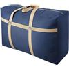 AURMOO Sacchetto di Stoccaggio, Organizzatore di Stoccaggio dei Vestiti, | 180L, Organizzatore Contenitori di Stoccaggio, Scatole per Armadio, Sacchetto di Stoccaggio, L100xW30xH60cm, Blu, 1pc
