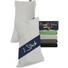 Marie´s Home Set di 2 federe 40 x 80 cm 1613.2353, argento