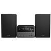PHILIPS AUDIO M3505/12 Mini Impianto Stereo Hi-Fi Compatto Bluetooth, Radio DAB+/FM, CD, USB, CD-MP3, 18 W, Porta USB per Ricarica, Altoparlanti Bass Reflex, Modello 2020/2021, 20W / DAB