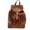 ZETA SHOES Zaino in Vera Pelle Made in Italy Vintage Borsa Donna Zeta Marrone MainApps