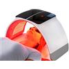 brizairid Maschera per terapia della luce rossa - Maschera per terapia della luce del viso a LED, terapia a infrarossi, terapia della luce a LED 7 colori, per la cura della pelle a casa (BLUE-LTM-2563)