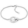 Tommy Hilfiger Jewelry Braccialetto a Catena da Donna in Acciaio Inossidabile con un Charm Rotondo - Disponibile in Argento o Dorato