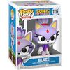 Funko Pop! Games: Sonic - Blaze The Cat - Sonic The Hedgehog - Figura in Vinile da Collezione - Idea Regalo - Merchandising Ufficiale - Giocattoli per Bambini e Adulti - Video Games Fans
