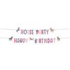 Folat 27505 Decorazione di Compleanno a Cavallo Rosa - Ghirlanda di Lettere Set - Happy Horses - 1,5 meter - Forniture per Feste a Tema Cavallo