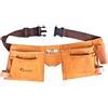 Kosma 11 Pocket D.I.Y. Carpenter Grembiule in pelle | Borsa per elettricisti | Cintura porta attrezzi