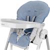 baby idea Babysanity Copri Seggiolone Pappa Universale in Morbida Spugna di Cotone Dona al Tuo Seggiolone Pappa una sensazione di Asciutto e Fresco 100% Made in Italy (Avio)
